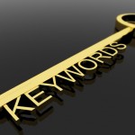 Key With Keywords Text As Symbol For SEO Or Optimization